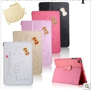 蘋果平板電腦ipad mini個性時尚皮套hello kitty保護套立體保護殼工廠,批發,進口,代購