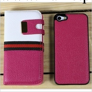 韓國新款iphone5撞色皮套 蘋果五代二合一雙色皮套 蘋果4保護套工廠,批發,進口,代購