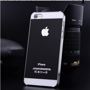 iphone5S手機殼 雙色金屬拉絲保護套 蘋果5保護套磨砂手感工廠,批發,進口,代購