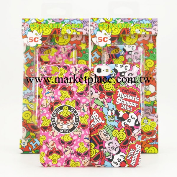 日本Hysteric Mini黑超B女蘋果5C手機殼 iPhone5C磨砂手感保護殼工廠,批發,進口,代購