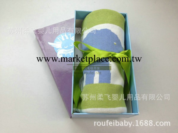 高品質全棉針織雙層毛線毯 純棉線毯 嬰兒棉線毯  禮盒裝工廠,批發,進口,代購