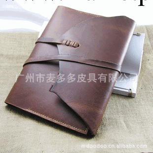 供應【2012新款】進口油皮真皮高檔捆綁式筆記本 真皮筆記本工廠,批發,進口,代購