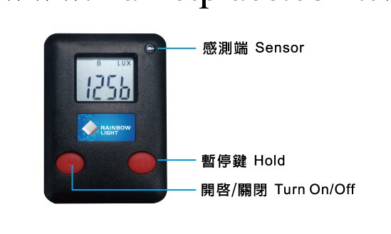 掌中光微型照度計 迷你型照度計 超薄數字照度計工廠,批發,進口,代購