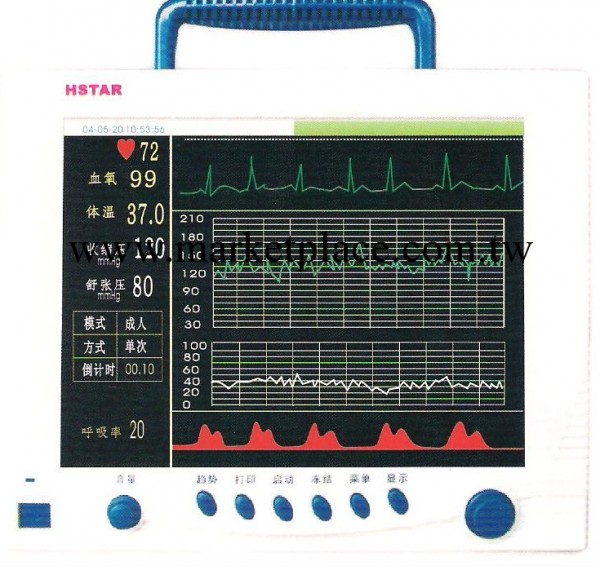 DJ-12M/T 型多參數母嬰、胎兒監護機工廠,批發,進口,代購