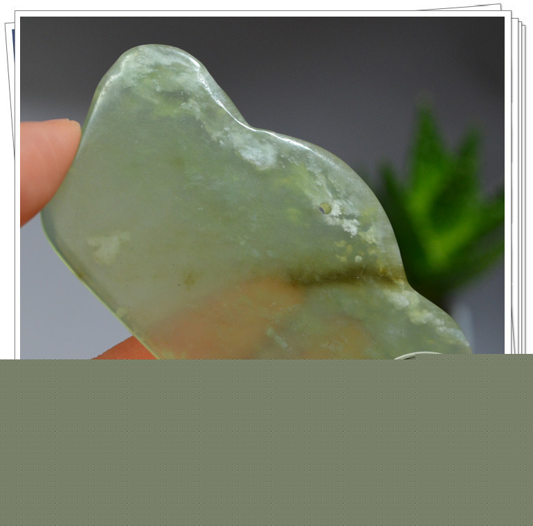 供應批發純天然玉石岫巖玉經絡電療保健元寶刮痧板刮痧片 按摩器工廠,批發,進口,代購