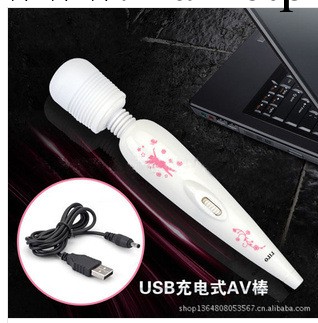 充電AV 按摩棒 USB仿真陽具 女用自慰震動棒 成人情趣用品器具批發工廠,批發,進口,代購