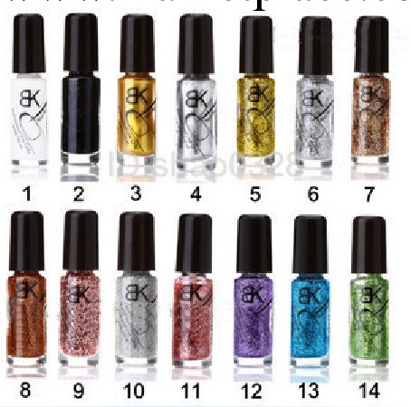 美甲工具正品BK甲油正品8840畫法式必備 拉線筆5ML 14色工廠,批發,進口,代購