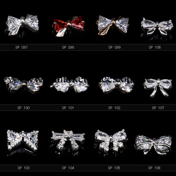 美甲飾品批發鋯石 合金飾品 水鉆 奧鉆 金屬飾品 指甲貼 廠傢包郵工廠,批發,進口,代購