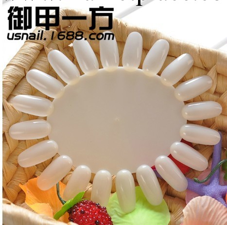 美甲橢圓甲模 美甲工具 美甲色卡 自然色甲模 甲油展示板20個色工廠,批發,進口,代購