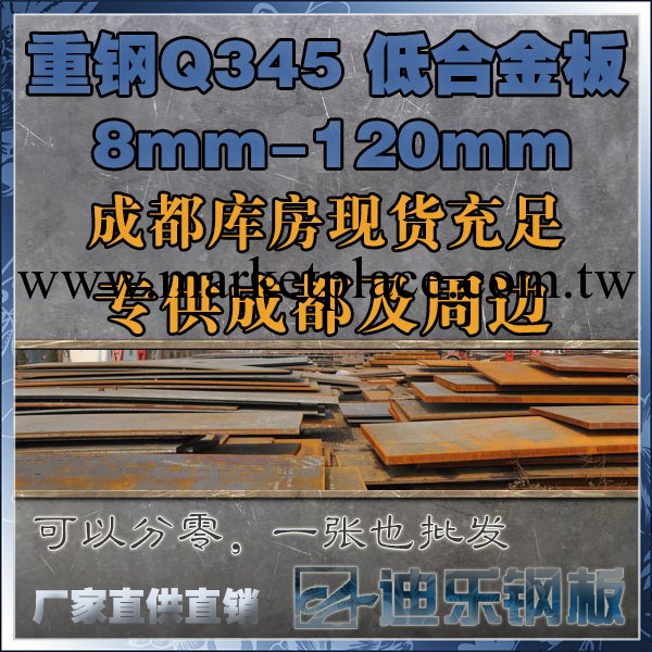 Q235普板（重鋼）8mm-100mm厚，中板、中厚板成都地區鋼板專供批發・進口・工廠・代買・代購