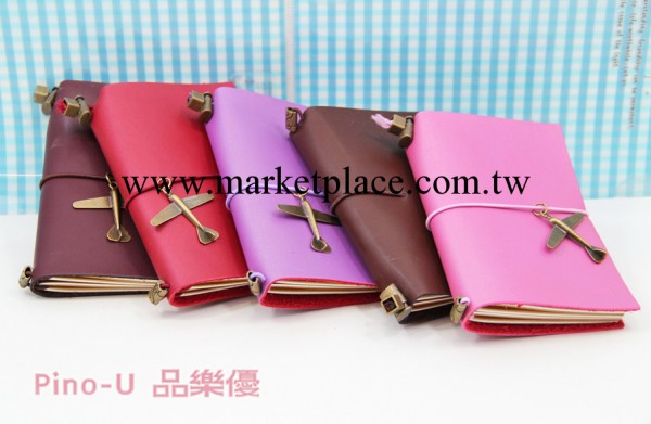 韓國時尚精品批發 添彩48K復古掛件磨皮本 時尚空白活頁筆記本工廠,批發,進口,代購