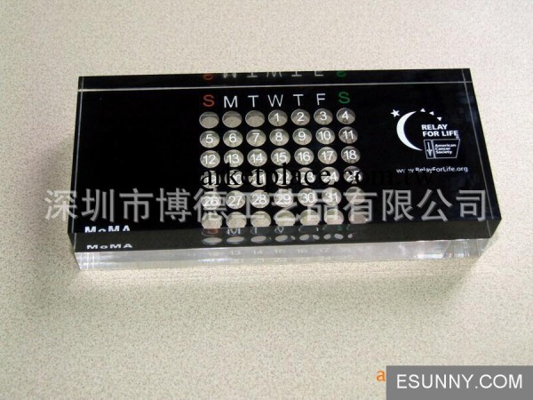 [臺歷廠傢]廠傢專供有機玻璃萬年歷 亞克力萬年歷  量大從優工廠,批發,進口,代購