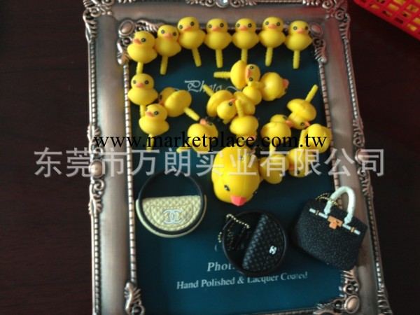 韓版可愛卡通小黃鴨防塵塞 小米耳機防塵塞工廠,批發,進口,代購