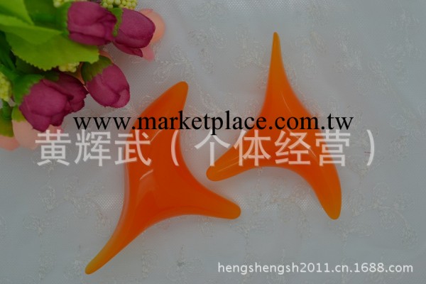 樹脂蜜臘三角雀刮痧板 按摩器 按穴器 穴位按摩器工廠,批發,進口,代購