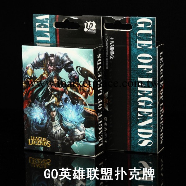 GO動漫 英雄聯盟LOL周邊 英雄聯盟LOL撲克牌紙牌工廠,批發,進口,代購