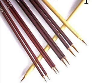 狼毫 美甲勾線筆 美甲畫花筆 美甲彩繪筆 小毛筆 美術用筆工廠,批發,進口,代購