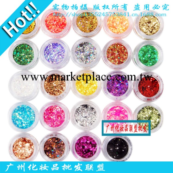 美甲用品 進口超亮超炫 美甲鐳射小亮片 漸變指甲油 璀璨24色盒裝工廠,批發,進口,代購