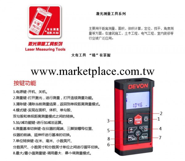 低價供應手持式激光雷射測距儀 LM60激光雷射測距儀工廠,批發,進口,代購