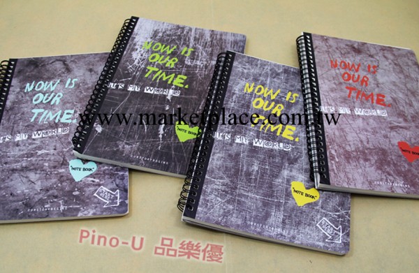 韓國精品文具初品XQB5068-1037K青春吶喊（空白）線圈筆記本工廠,批發,進口,代購