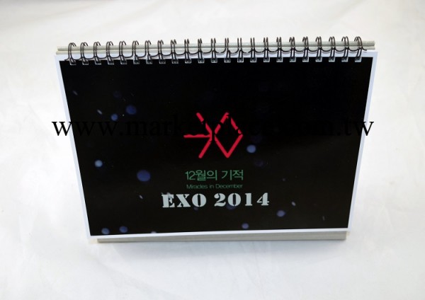 exo 12月的奇跡 最新款 2014年臺歷 日歷 鹿晗 吳世勛 周邊 批發工廠,批發,進口,代購