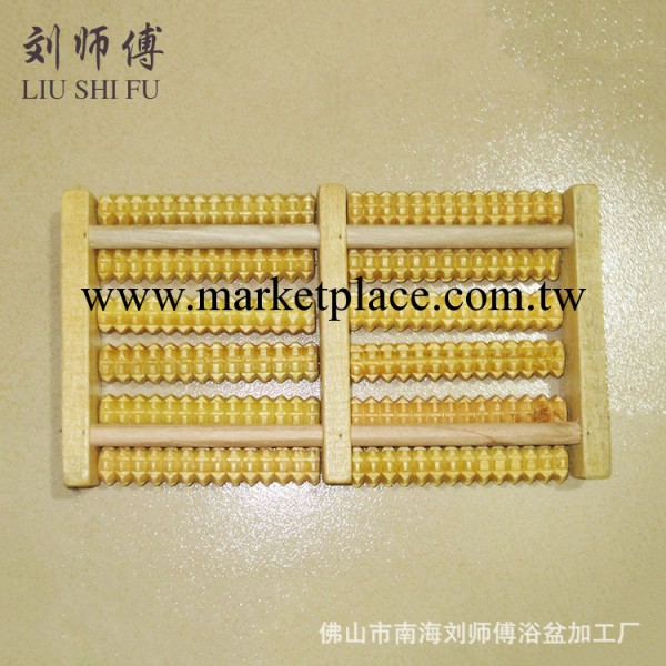 6排按摩 木制腳底按摩器 足底按摩器 舒筋活血工廠,批發,進口,代購