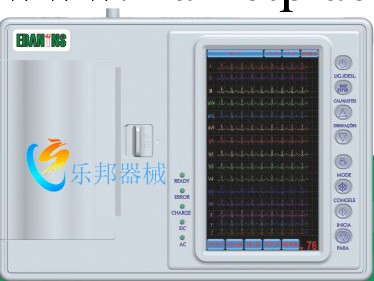 六道彩屏心電圖機 7寸彩色液晶觸摸顯示頻工廠,批發,進口,代購