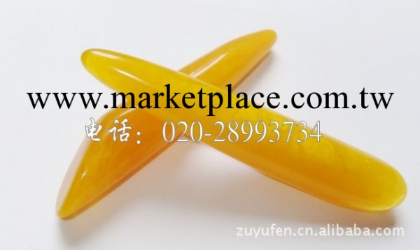 廠傢直供刮痧板，樹脂蜜蠟點穴棒，身體按摩A32 黃色工廠,批發,進口,代購