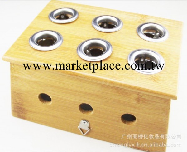 六孔艾灸盒/溫灸器/六孔灸盒//6孔竹灸器/美容院用品批發工廠,批發,進口,代購