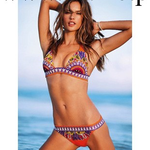 維多利亞的秘密比基尼bikini波西米亞風情印花泳衣女遊泳衣88104工廠,批發,進口,代購