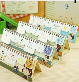 韓國文具 SV12-233蜜雪女孩臺歷/年歷/日歷工廠,批發,進口,代購