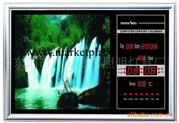 電子數位萬年歷/LED鐘/炫光動感畫工廠,批發,進口,代購