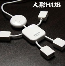 C174 可愛人形USB擴展HUB/USB2.0/人形HUB分線器/一分四口集線器工廠,批發,進口,代購
