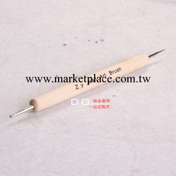 BK美甲工具 雙頭木桿點鉆筆 點鉆器 取鉆筆 點花筆工廠,批發,進口,代購