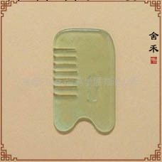 玉質刮痧六齒按摩梳工廠,批發,進口,代購