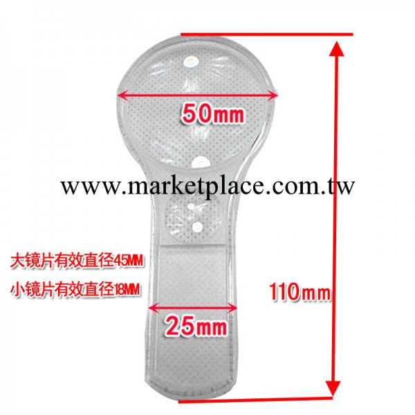 廠傢直銷50mm一體手持式亞克力放大鏡批發・進口・工廠・代買・代購