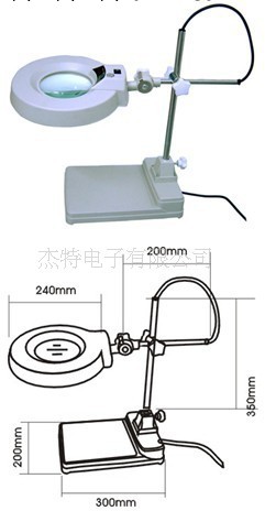 臺式工作照明放大鏡(10倍)LB500A0/LB500A0工廠,批發,進口,代購