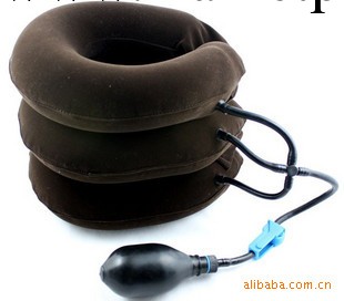 全絨三管頸椎牽引器 咖啡色 頸椎牽引帶頸托工廠,批發,進口,代購