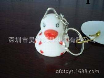 玩具禮品促銷 PVC搪膠小鴨鑰匙扣公仔 小黃鴨手機掛件 塑膠玩偶工廠,批發,進口,代購