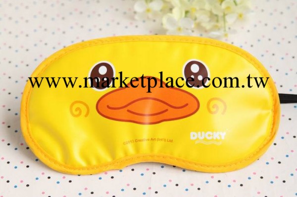 可愛小黃鴨DUCKY 卡通眼罩 睡眠伴侶辦公室午休遮光眼罩 旅行必備工廠,批發,進口,代購