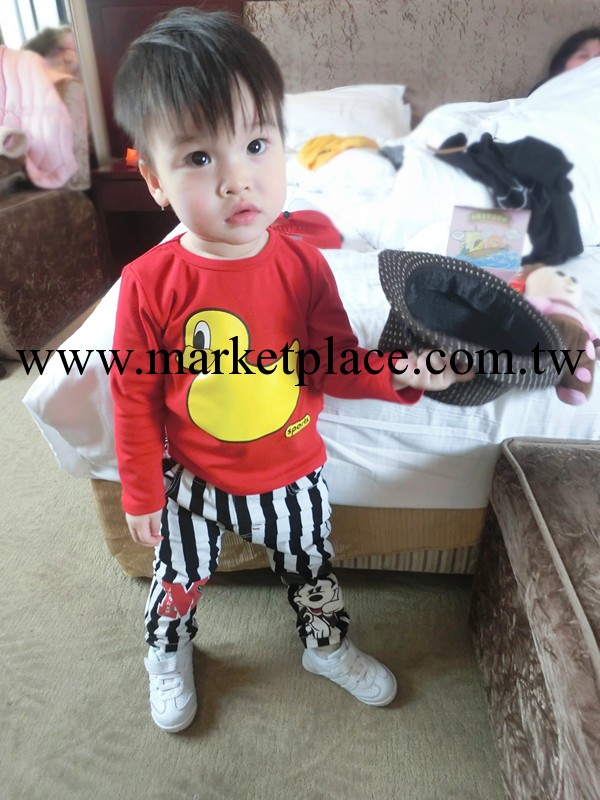 2014春 新款兒童小童幼童男女寶寶三色小黃鴨T恤 打底衫工廠,批發,進口,代購