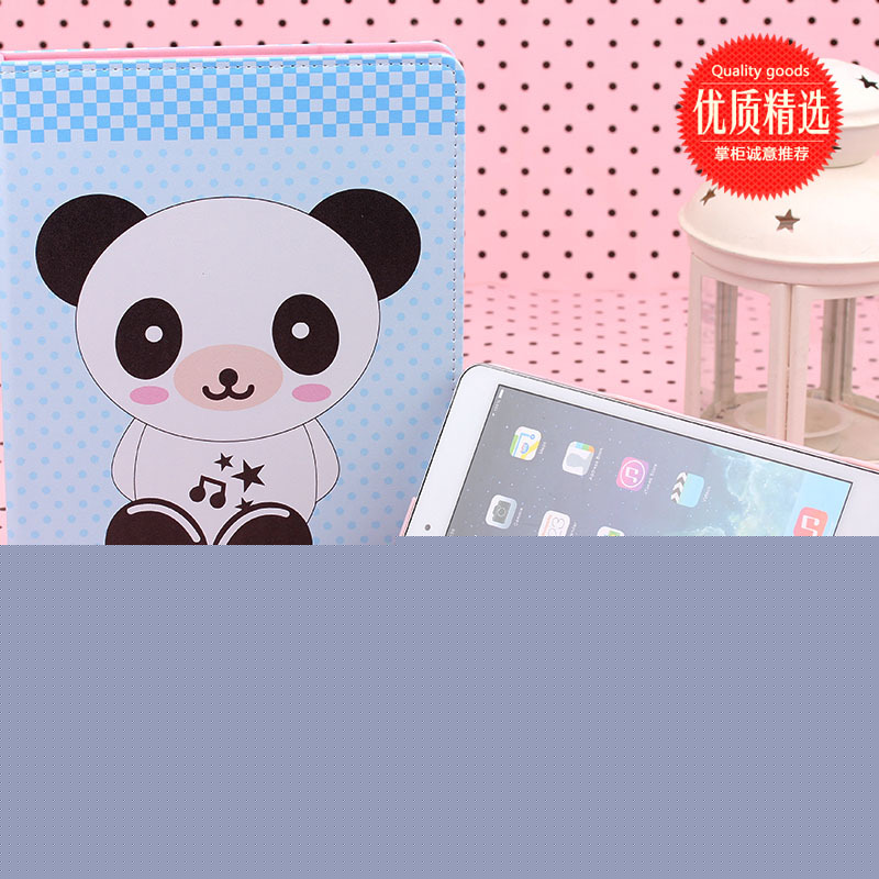 蘋果ipad ari/5卡通熊貓皮套 動物皮套 ipad皮套 保護套 電腦套工廠,批發,進口,代購