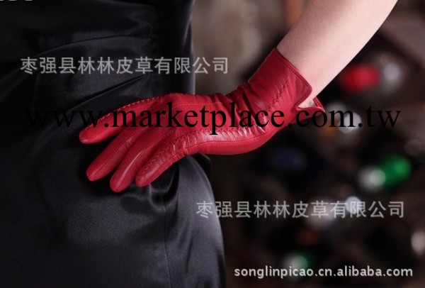 真皮秋冬天小山羊皮手套女式可愛時尚保暖 羊皮手套 女款工廠,批發,進口,代購