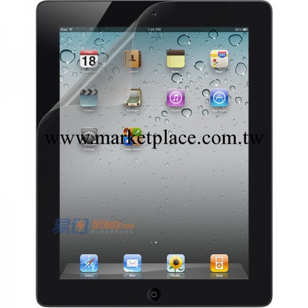 ipad 4 new ipad 屏幕貼膜 高清保護膜 市場最低價格工廠,批發,進口,代購