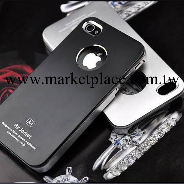 Air Jacket傑克 iPhone4手機殼 超薄金屬磨砂蘋果4s 手機外殼批發工廠,批發,進口,代購