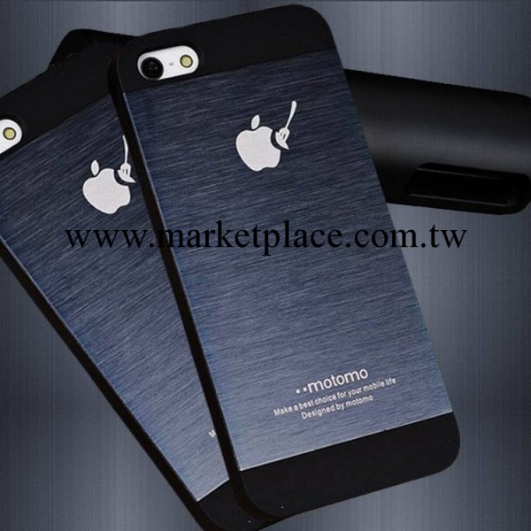iphone4/4s手機殼 iphone5/5s金屬拉絲手機殼 motomo鋼化金屬殼工廠,批發,進口,代購