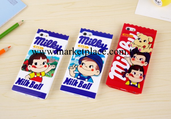 不二傢牛奶妹 手機殼情侶蘋果iPhone 5 iphone5s矽膠手機保護套工廠,批發,進口,代購