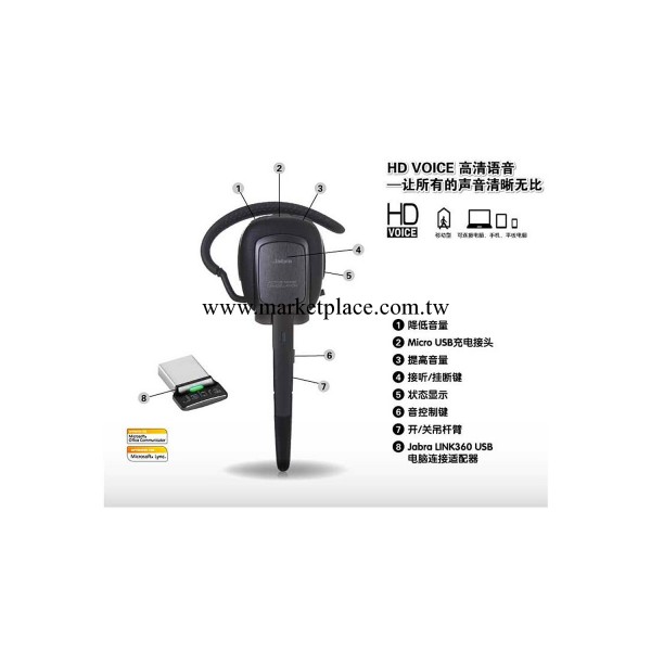 捷波朗 Jabra Supreme UC MS耳機工廠,批發,進口,代購