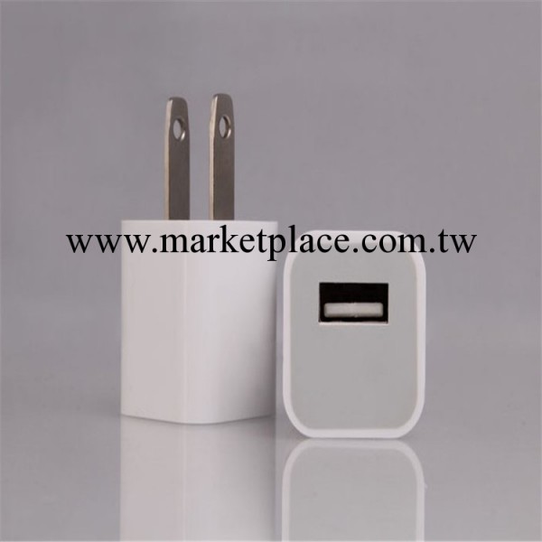 蘋果充電頭 綠點USB充電器 5V 足1A輸出 iphoneUSB手機充電器工廠,批發,進口,代購