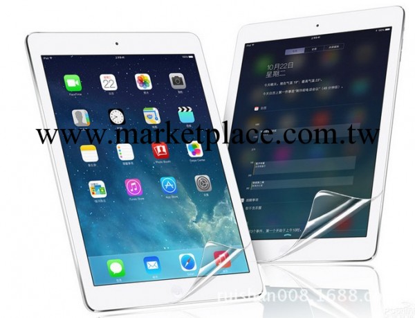 工廠供應Apple ipad air 三層PET高透防刮保護膜 低彩虹紋日本料工廠,批發,進口,代購