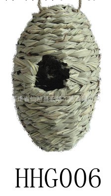 廠傢直供鳥窩鳥巢 出口寵物用品 草編鳥屋 鳥巢批發工廠,批發,進口,代購